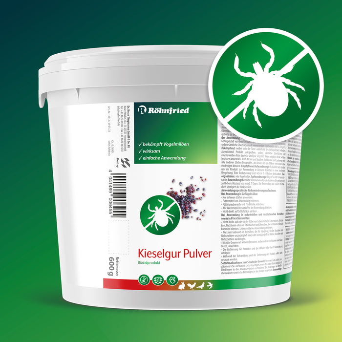 Kieselgur Pulver(Rohnfried)- 600 g - MITES CONTROL NATURAL PRODUCT