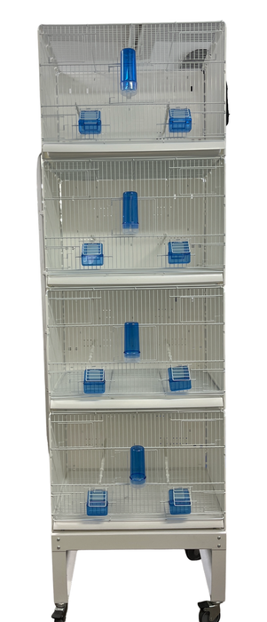 Breeding set Aves 4 cages and stand