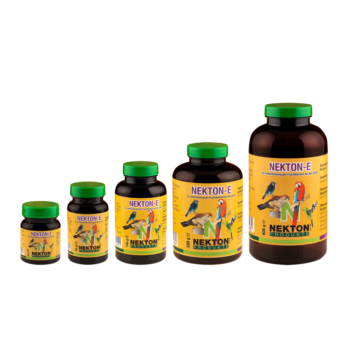 Nekton Vitamin E powder supplement for breeding birds.