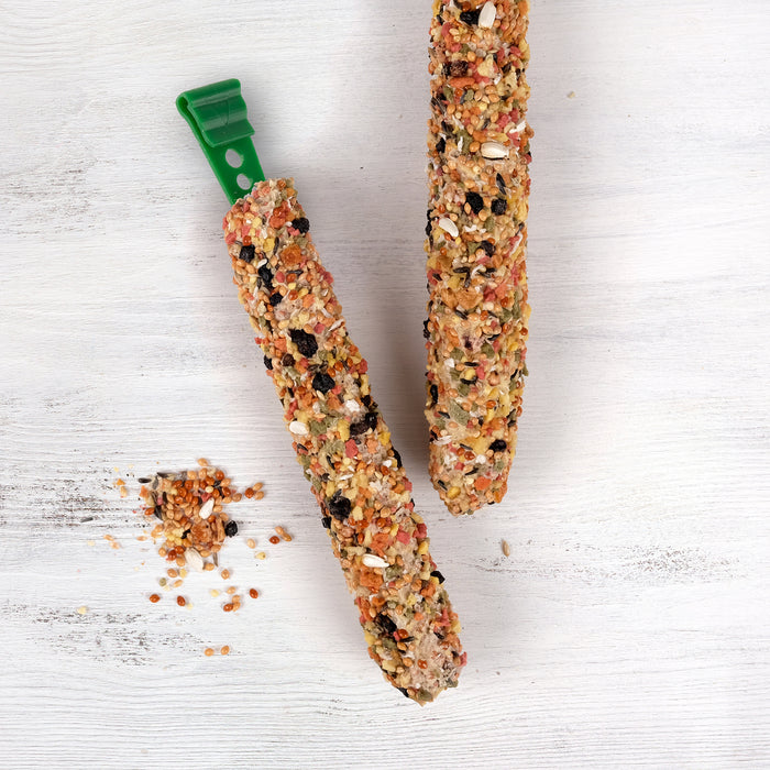 Budgie Treat Sticks - Living World Sticks - Fruit Melody - 2 pieces - 90 g (3.2 oz)
