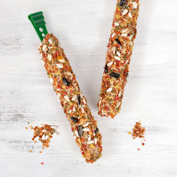 Cockatiel Treat Sticks - Living World Sticks - Fruit Melody - 2 pieces - 90 g (3.2 oz)