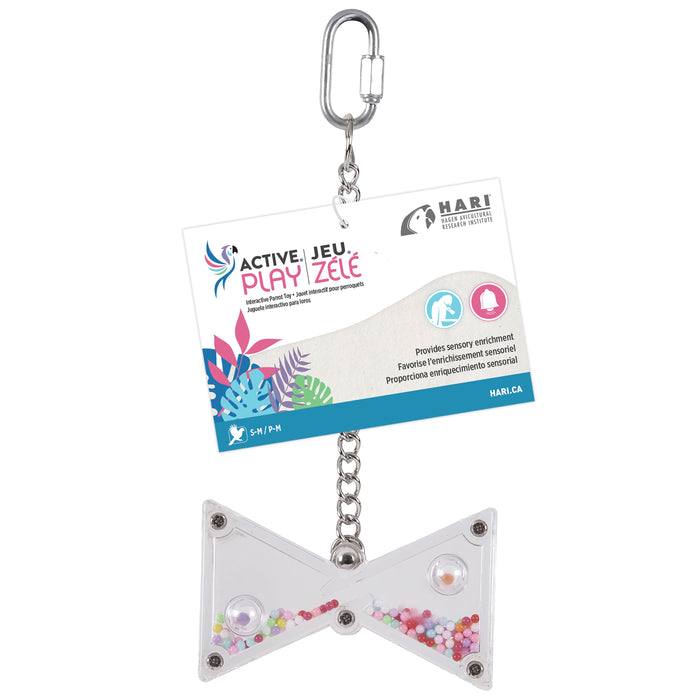 HARI ACTIVE.PLAY Interactive Parrot Toy - Hourglass
