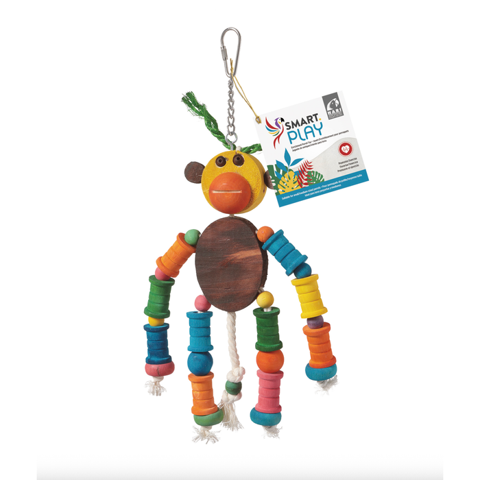 HARI SMART.PLAY Enrichment Parrot Toy - Monkey King