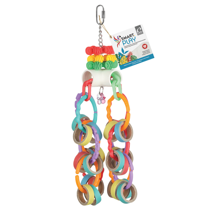 HARI SMART.PLAY Enrichment Parrot Toy - Bagel Cascade