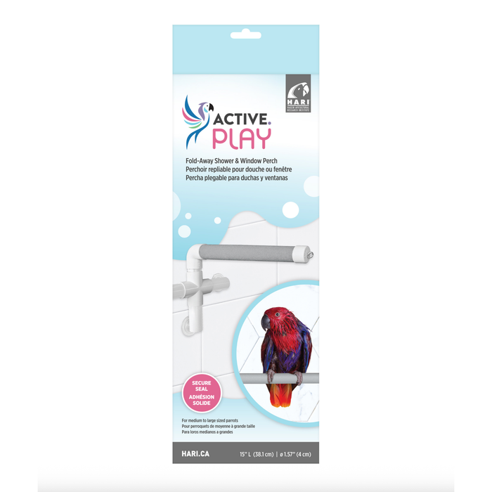 HARI ACTIVE.PLAY Fold-Away Shower & Window Perch - Large