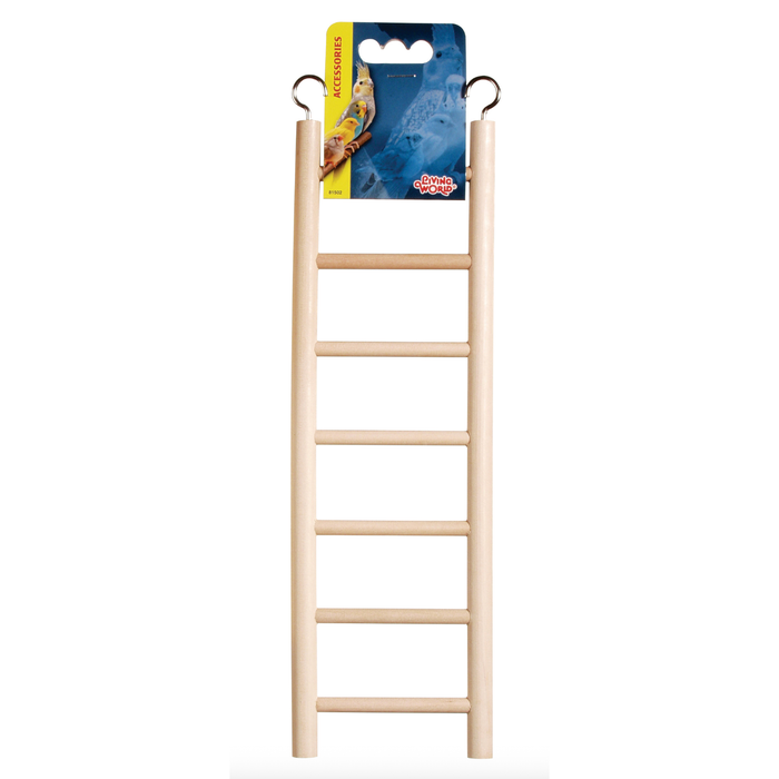 Living World Wooden Bird Ladder - 7 Steps - 30 cm (12in) Long