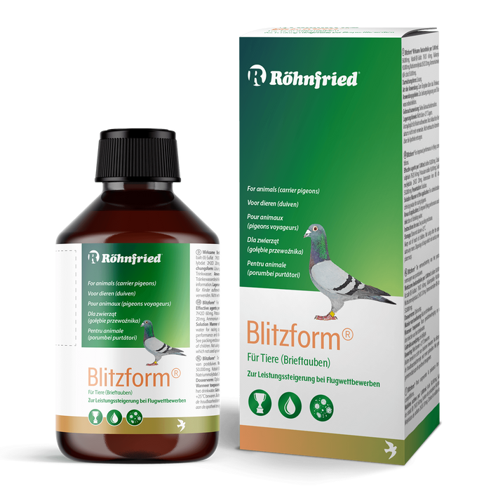 Blitzform(Rohnfried) - 250 ml Increased performance - The pigeons come home 5 to 10 minutes earlier
