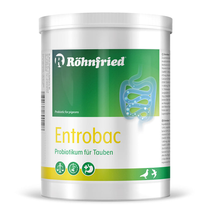 Entrobac (Rohnfried) Pigeon Probiotics & Prebiotics: Potent Probiotics for Pigeons