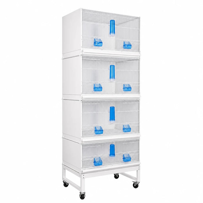 Breeding set Aves 4 cages and stand