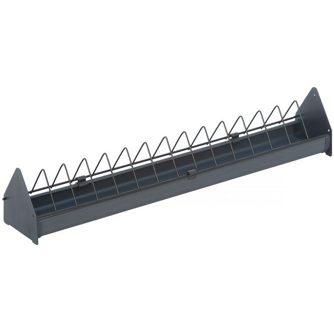 Plastic feeder with dividing bridge for pigeons 100 cm