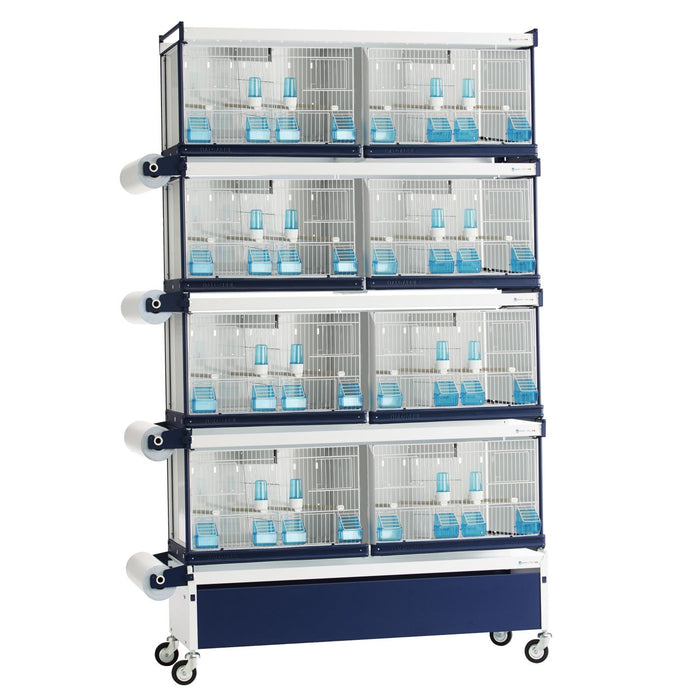 Italgabie Breeding Set/4 cages+Stand  WITH PAPER SYSTEM