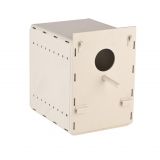Nesting box for lovebirds and budgies