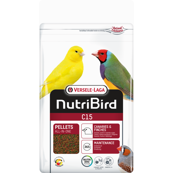 NutriBird -C15, pellets for small birds