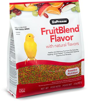 Zupreem Small birds fruitblend pellets 2lbs