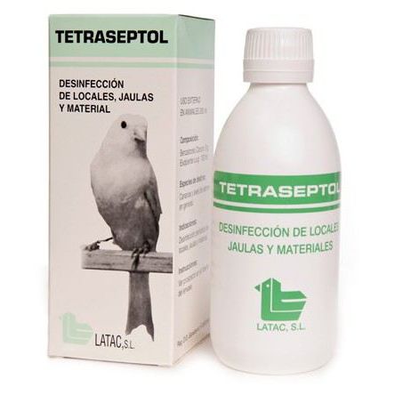 BIRD CAGE/AVIARY DISINFECTANT( TETRASEPTOL ) - 250ml